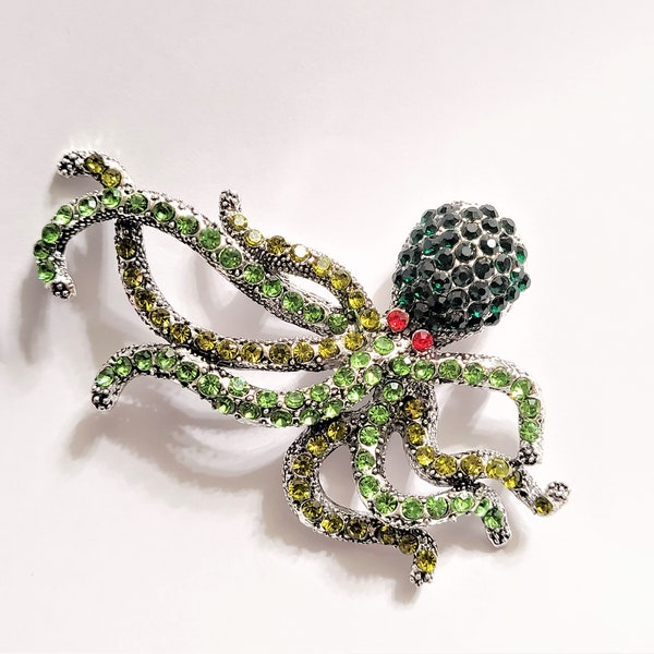 Octopus Brooch