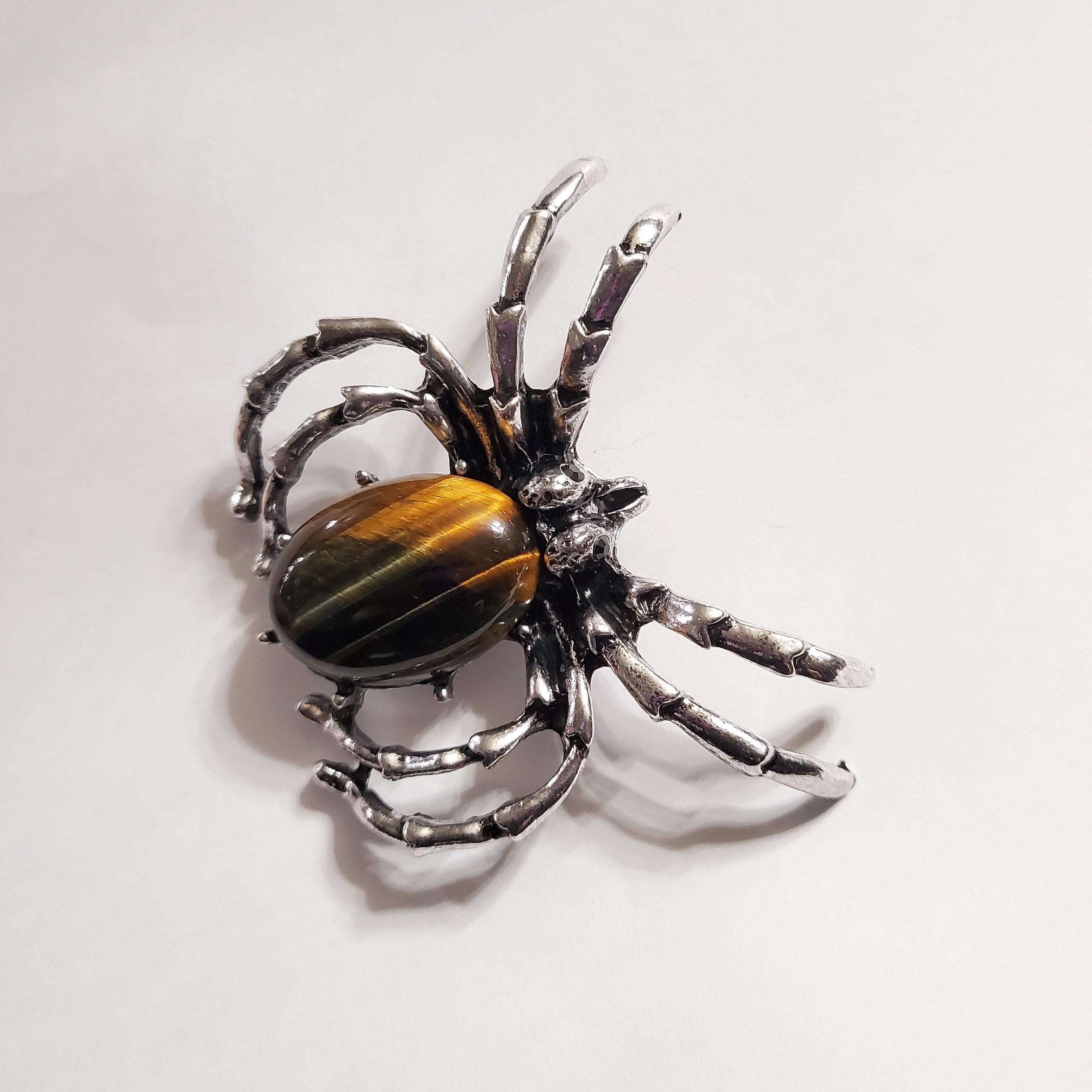Large Spider Brooch Etsy
