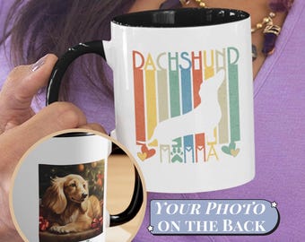 Personalized Dachshund Mom Mug: Custom Pet Photo Gift