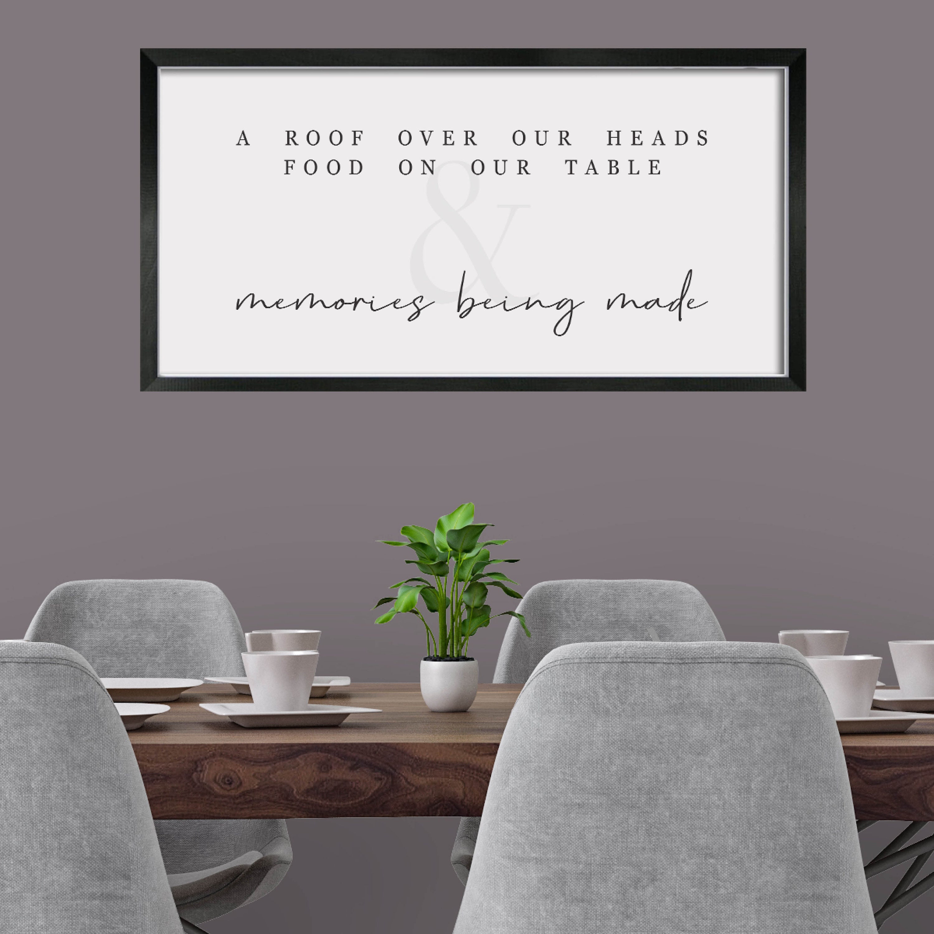Dining Room Wall Decor Dining Room Wall Art Family Wall Art Etsy UK