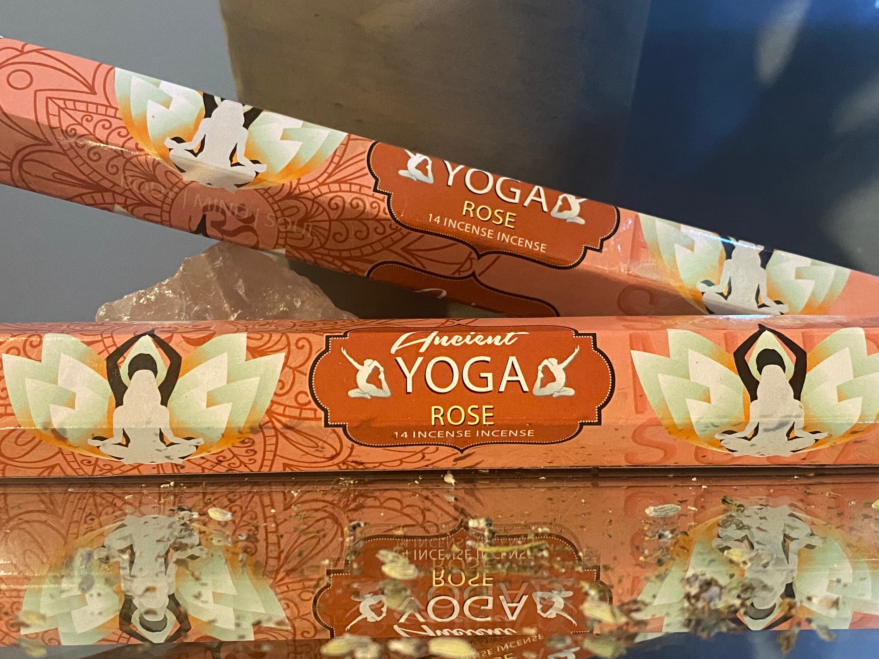 Ancient yoga rose incense sticks relaxation therapy yoga Etsy
