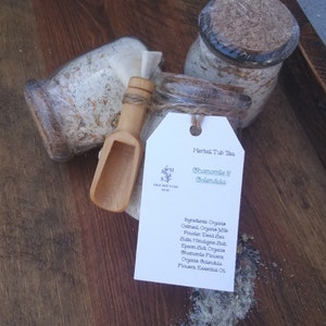 Herbal Tub Tea, Floral Bath Tea, Bath Soak, Organic Herbal Bath Soak, Jasmine, Chamomile, Mint, Zero Waste, Bath Tea, Spa Gift, Gift for her