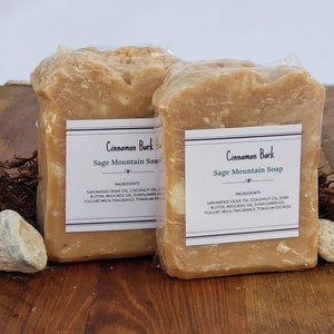 Soap/Cinnamon Bark Soap/Self Care/Handcrafted Soap/Man Soap/Man Bar Soap/Valentines/Christmas/Mothers Day/Fathers Day/Bar Soaps/Soap