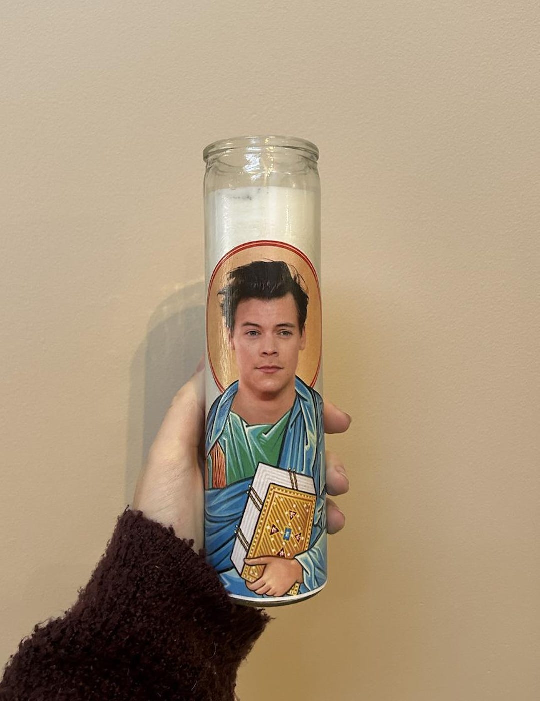 Harry Styles Prayer Candle Etsy