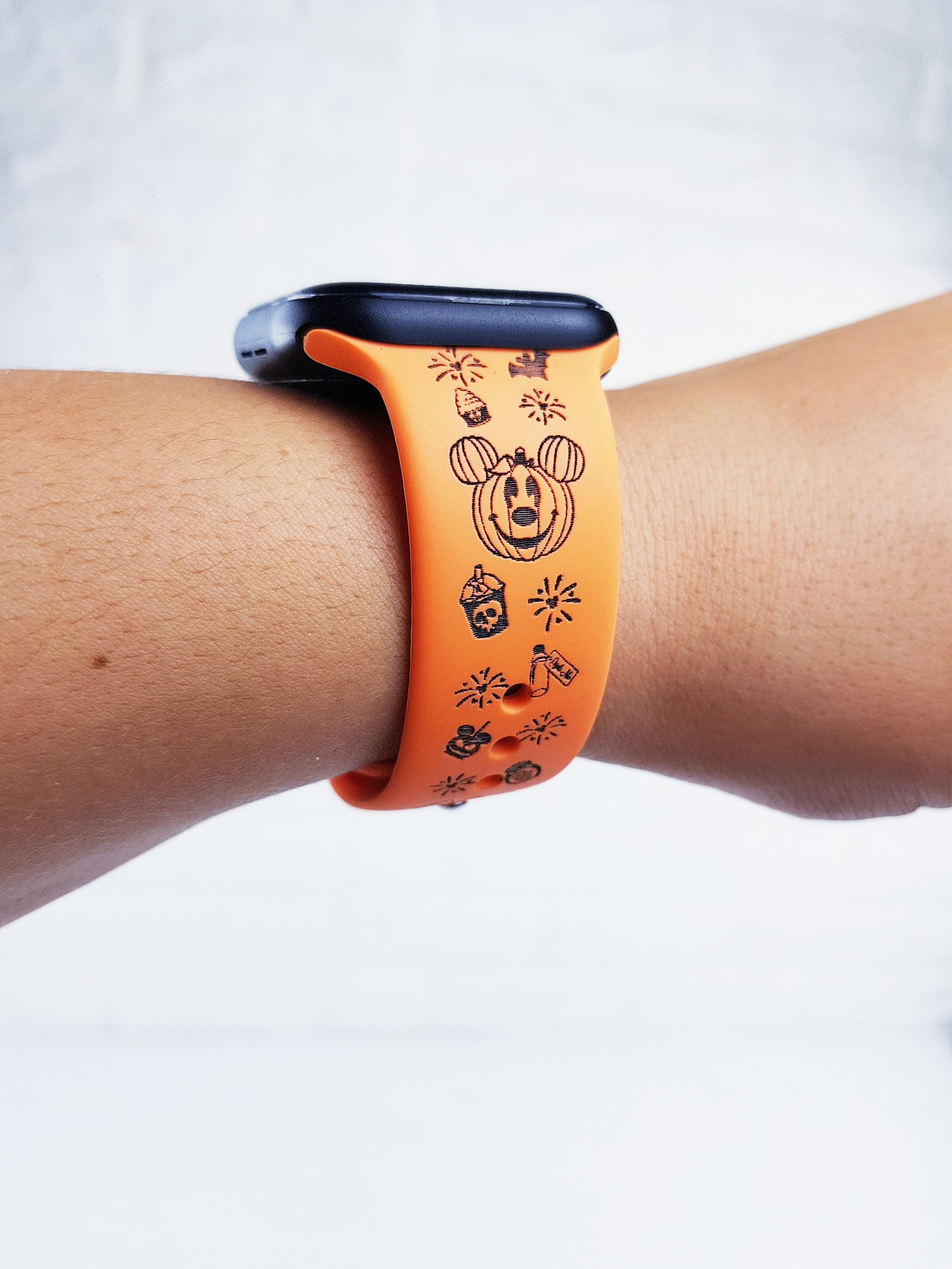 Halloween Pumpkin Apple Watch Band Apple Watch Band for 38 40 Etsy