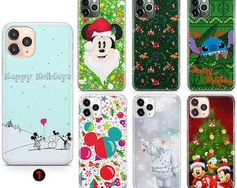 Funda navideña para iPhone 16 Pro 15 Pro 14 Plus 13 12 Pro Max 11/X/XR/XS Max Funda para iPhone 8+ Funda para teléfono Galaxy S23/S22/S24 Note 10/20 Ultra