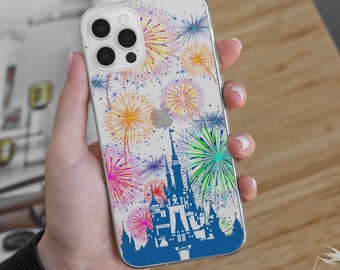 Firework Phone case Magic castle for iPhone 15 14 Pro 13 Max 12 /11/X/XR/XS Max case iPhone 6/7/8 Plus case Galaxy S24/S22/S23 Ultra Pixel 6