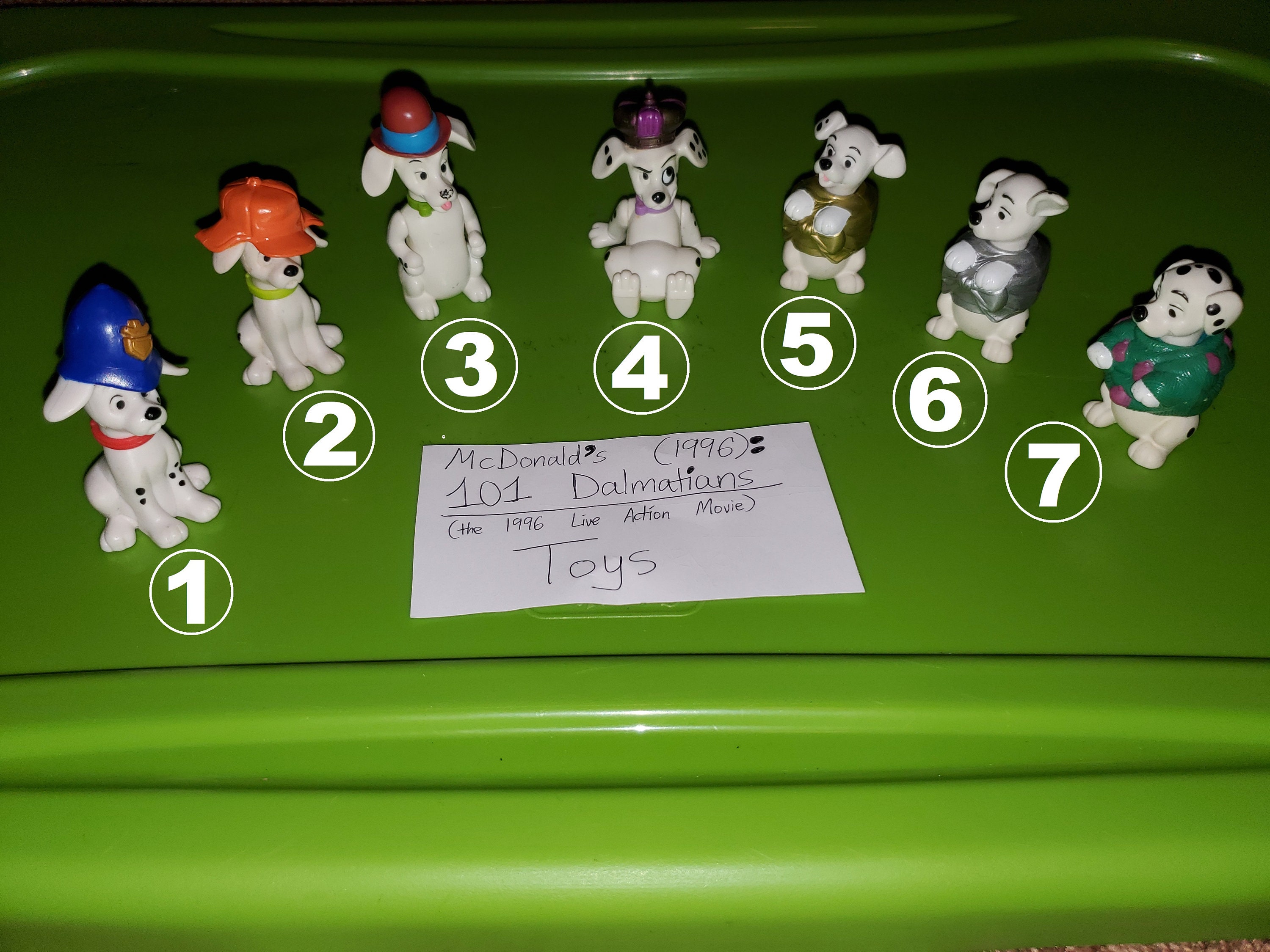 Mcdonald's Happy Meal Toys: Disney's 101 Dalmatians 1996 YOU CHOOSE - Etsy