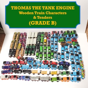 Thomas the Tank Engine Wooden Toys: Train Characters (GRADE B) (See pictures)
