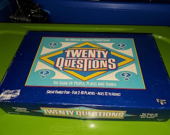 Twenty Question Board Game by Pressman VINTAGE (1988)