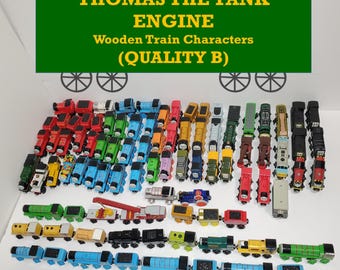 Thomas the Tank Engine Wooden Toys: Train Characters (QUALITY B) (See pictures)