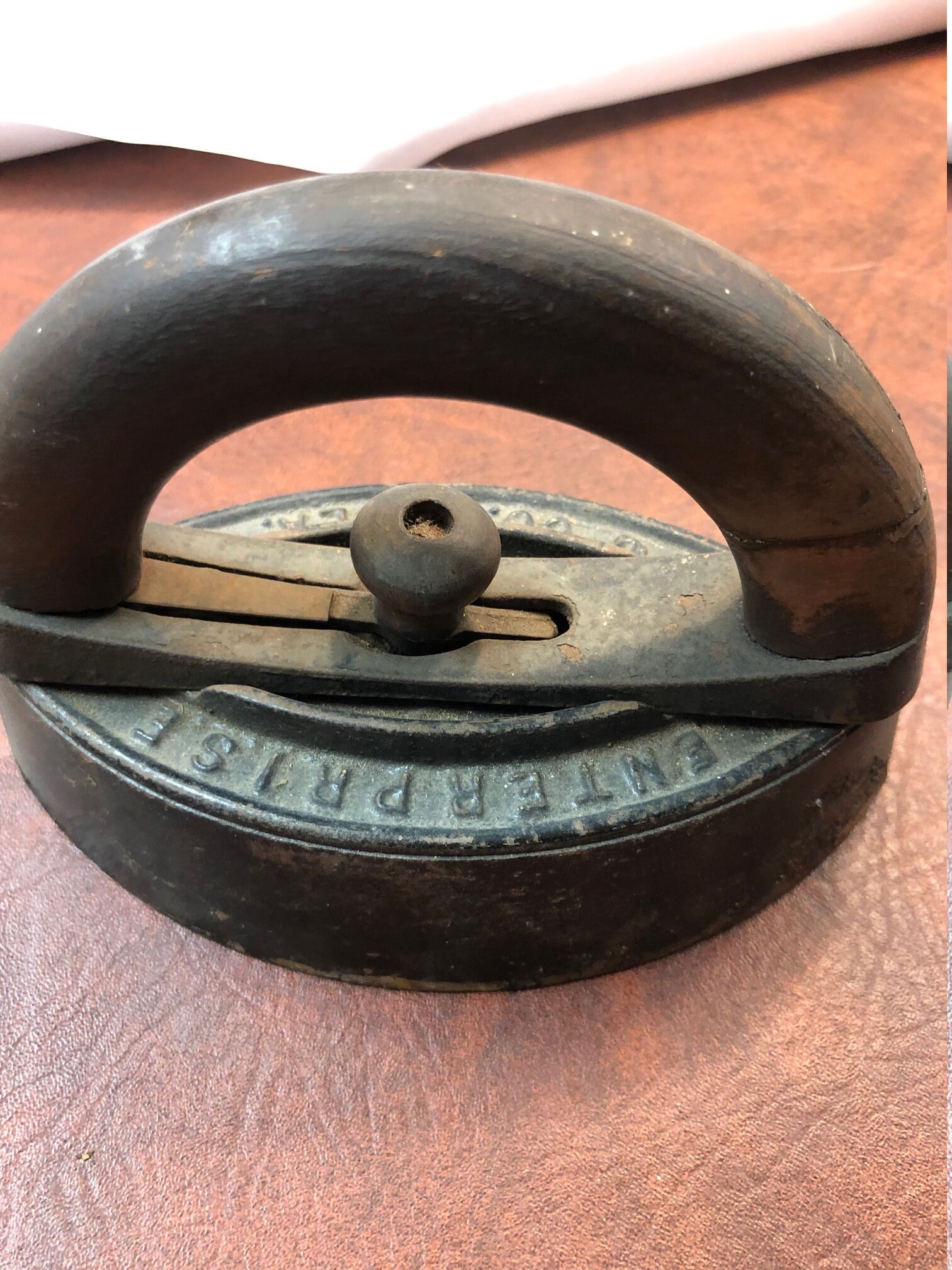 Vintage Sad Iron And Iron Rests Etsy
