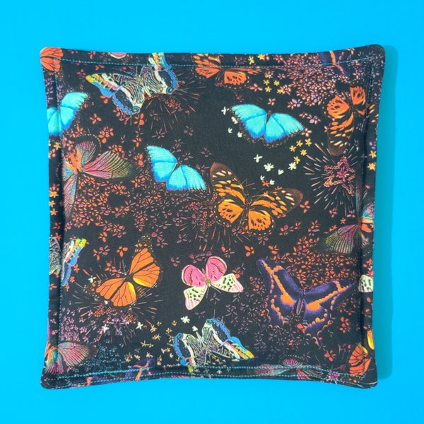 Corn bag heating pads - Coffee, Flowers, Butterflies