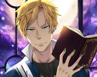 Obey Me! Shall We Date? : Satan print - Otome - Anime