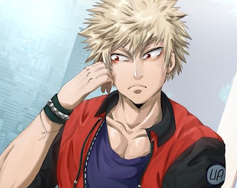 Bakugou Katsuki Art Print