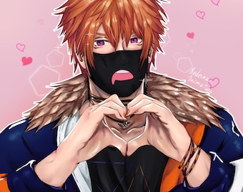 Obey Me! Shall We Date? : Beelzebub print - Otome - Anime