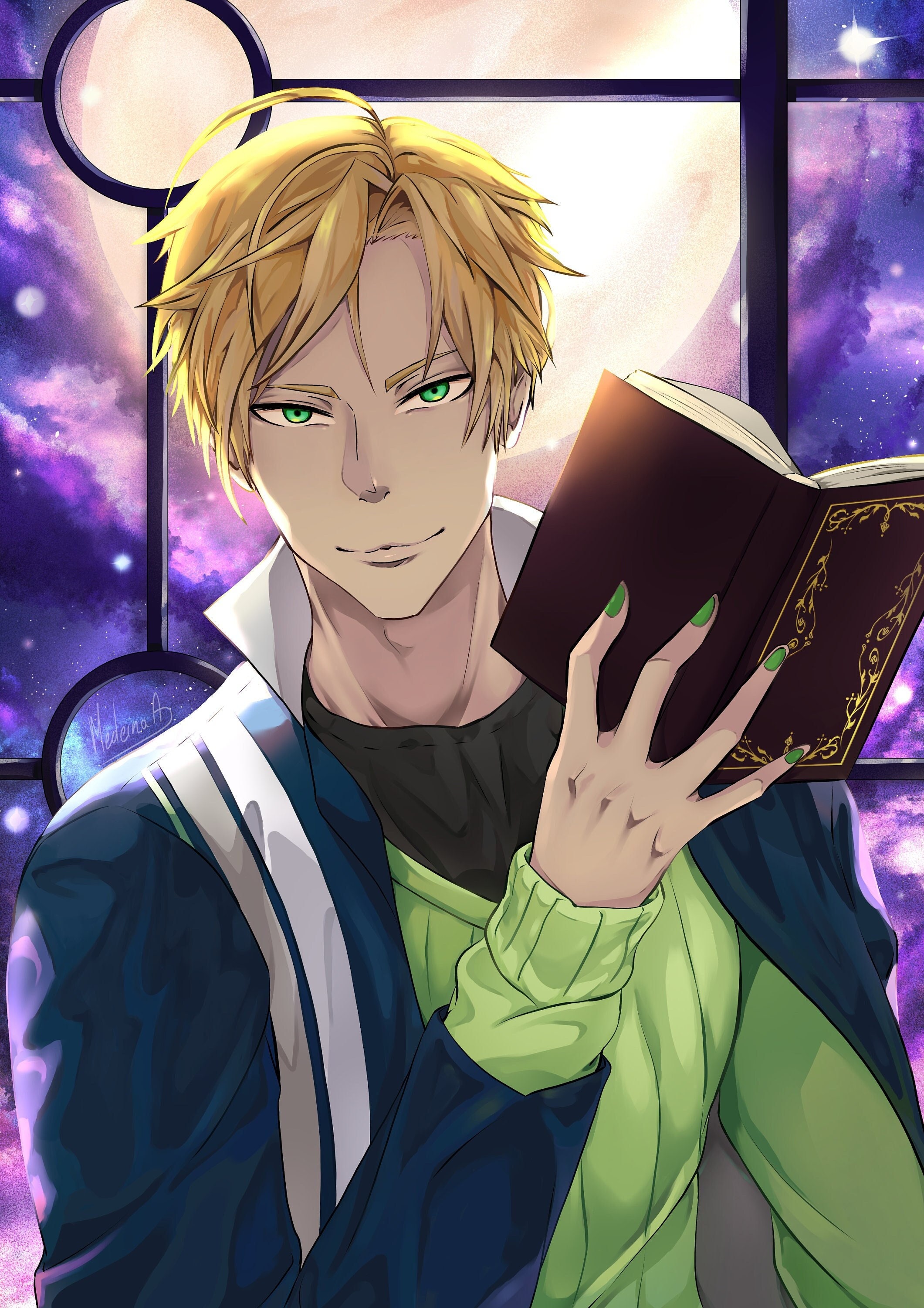 Obey Me! Shall We Date? : Satan Print - Otome - Anime - Etsy