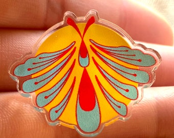 Firefly Acrylic Pin