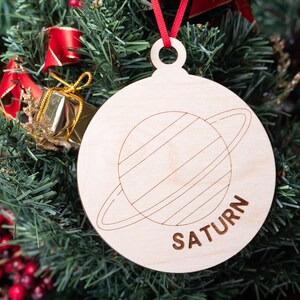 Planet Christmas Ornament Set, Solar System Planet Ornament, Science Astronomy Gift for Christmas, Saturn Sun Jupiter Neptune Mercury Uranus image 8