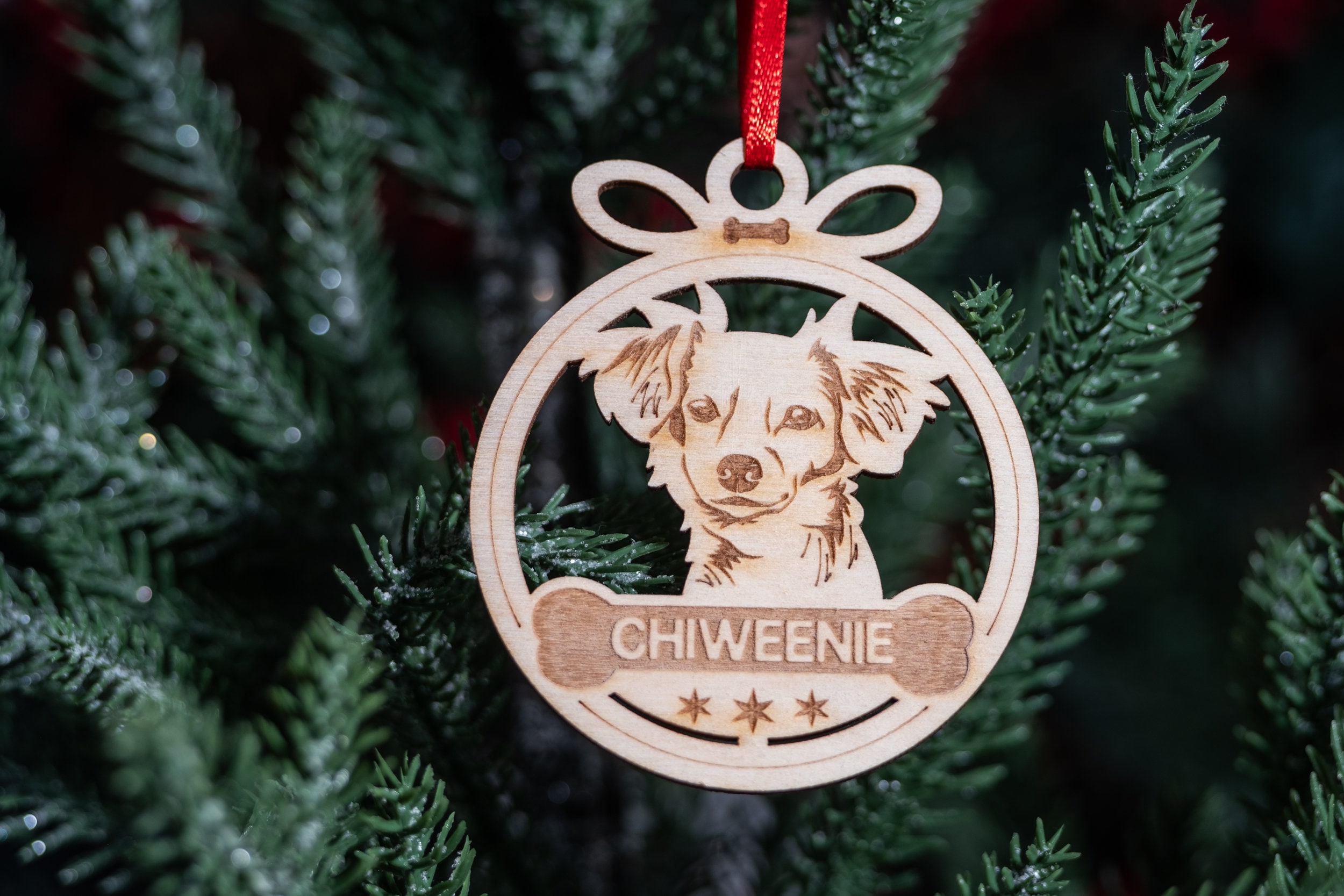 Chiweenie ornament sales