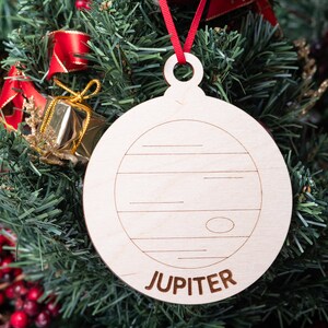 Planet Christmas Ornament Set, Solar System Planet Ornament, Science Astronomy Gift for Christmas, Saturn Sun Jupiter Neptune Mercury Uranus image 6