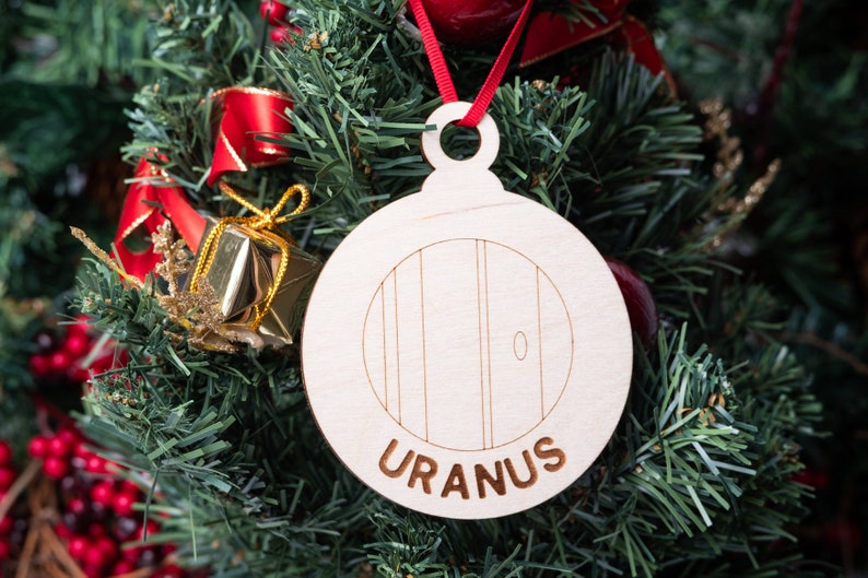 Planet Christmas Ornament Set, Solar System Planet Ornament, Science Astronomy Gift for Christmas, Saturn Sun Jupiter Neptune Mercury Uranus image 5