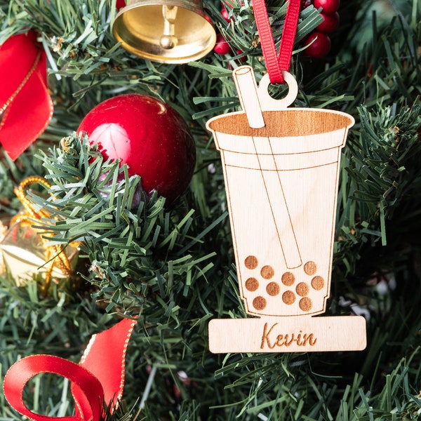 Boba Tea Ornament Etsy