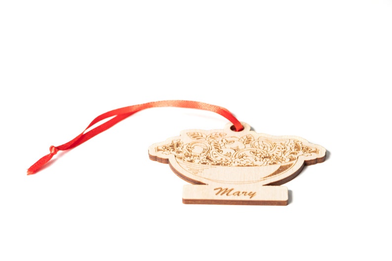 Bowl Of Salad Ornament
