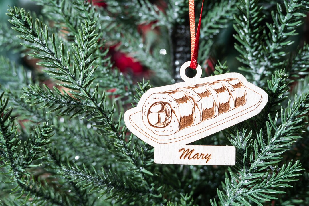 Personalized california christmas ornaments