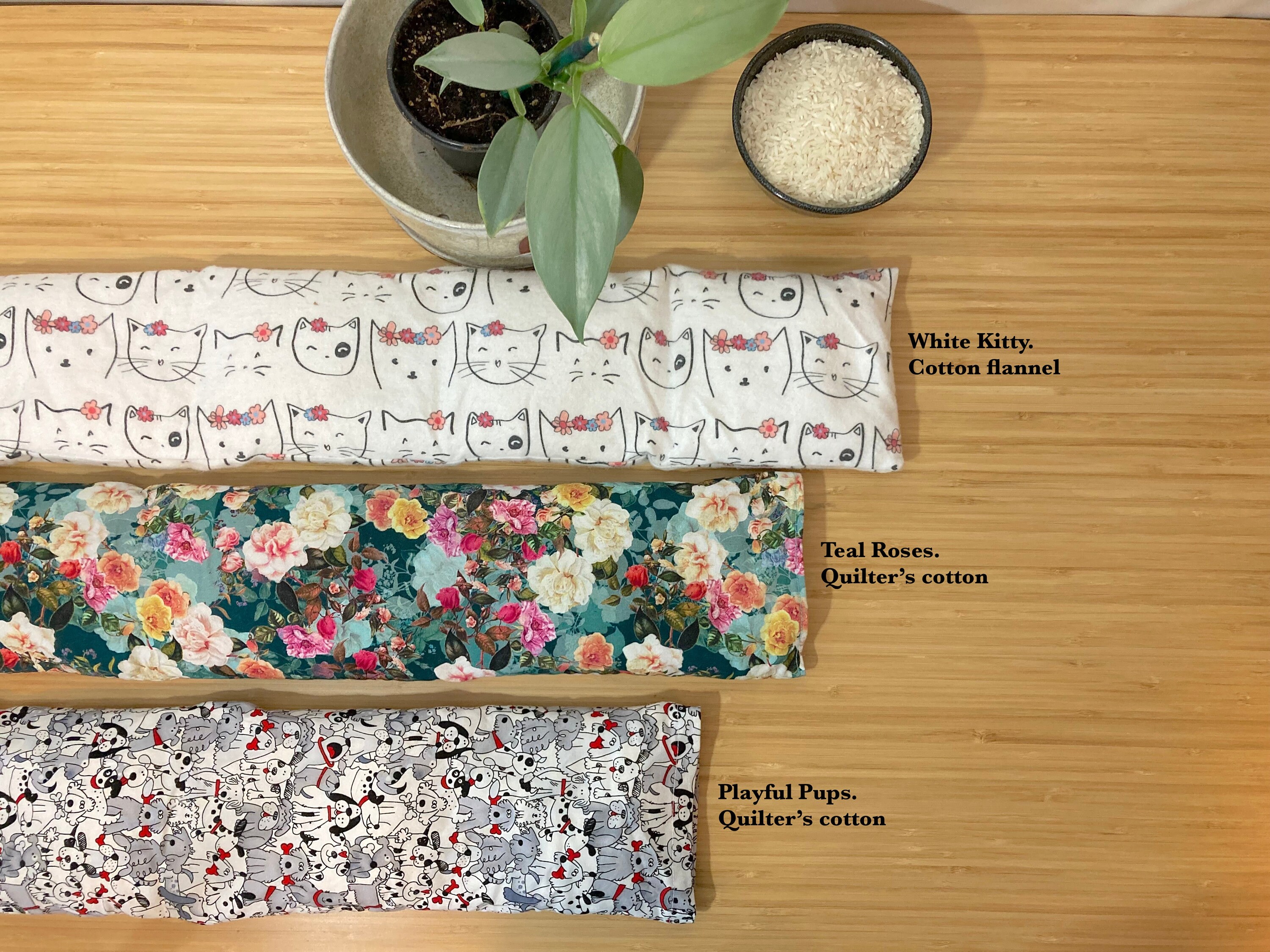 Rice Heating Pad, Neck/shoulder Wrap, Microwavable Heat Pad, Washable