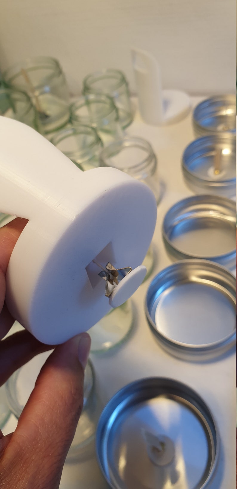 Candle wick centering tool Etsy