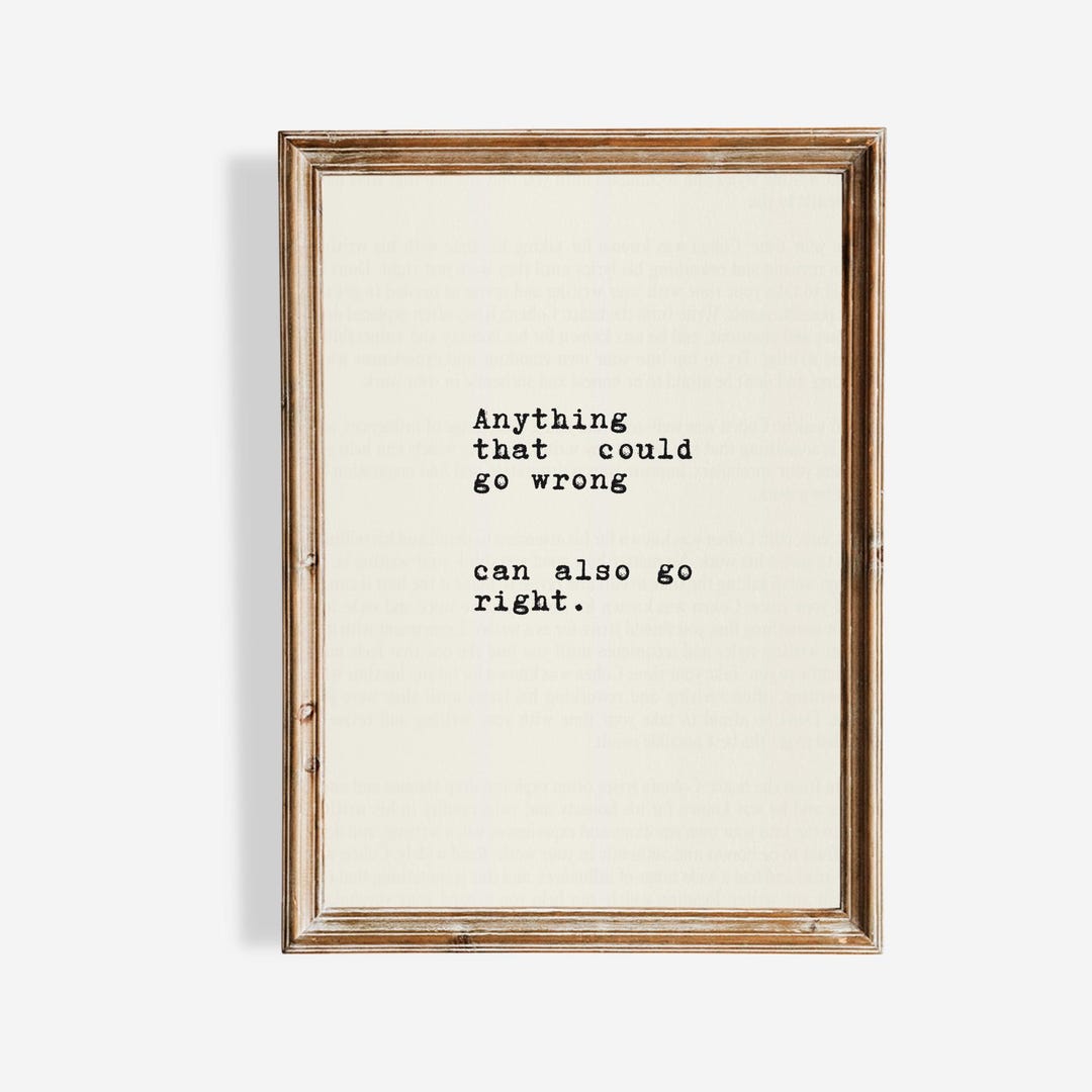 Typewriter Quote Print – Vintage Motivational Wall Art | Inspirational ...