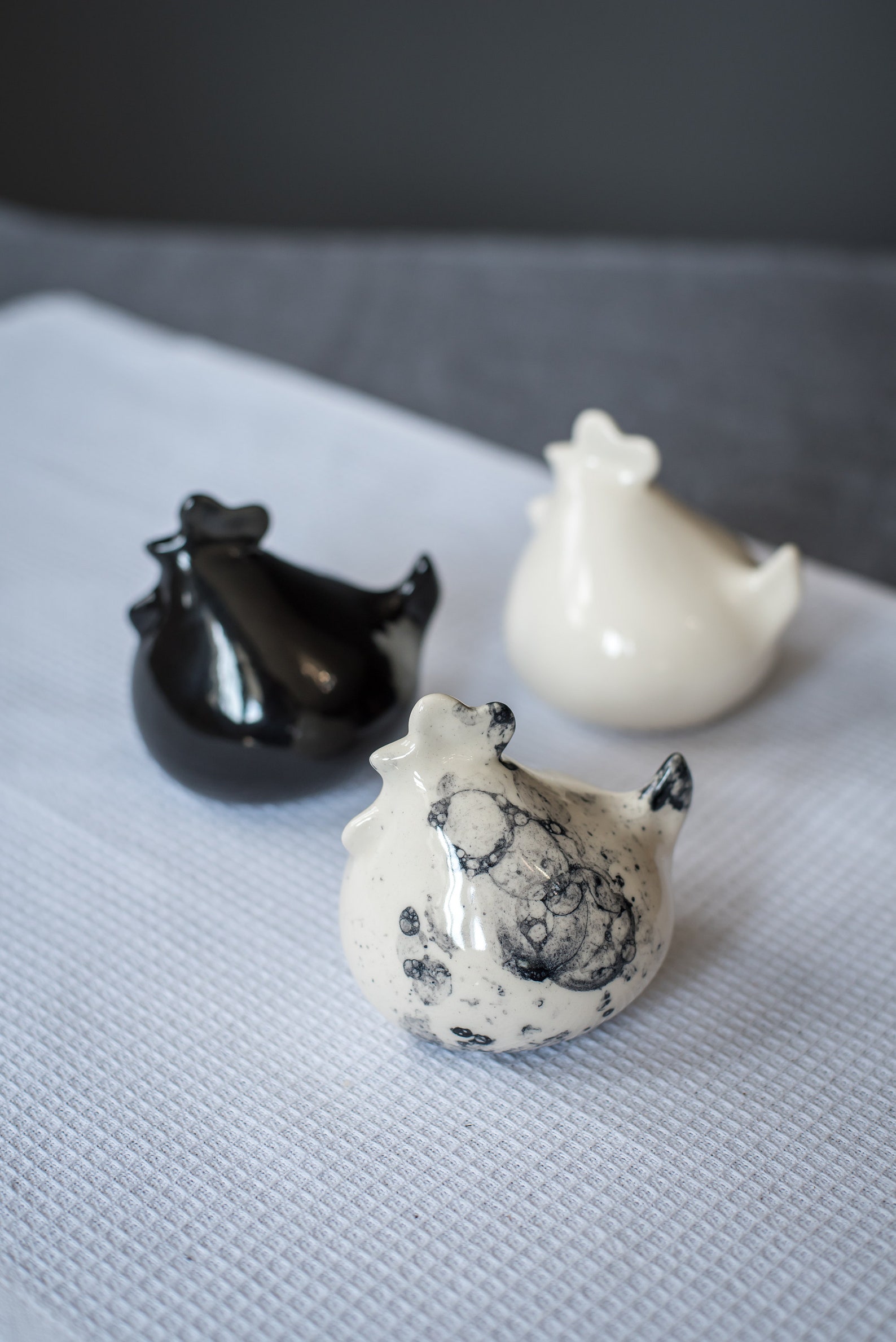 Decorative Rooster Kitchen Decor Porcelain Chicken Figurine - Etsy