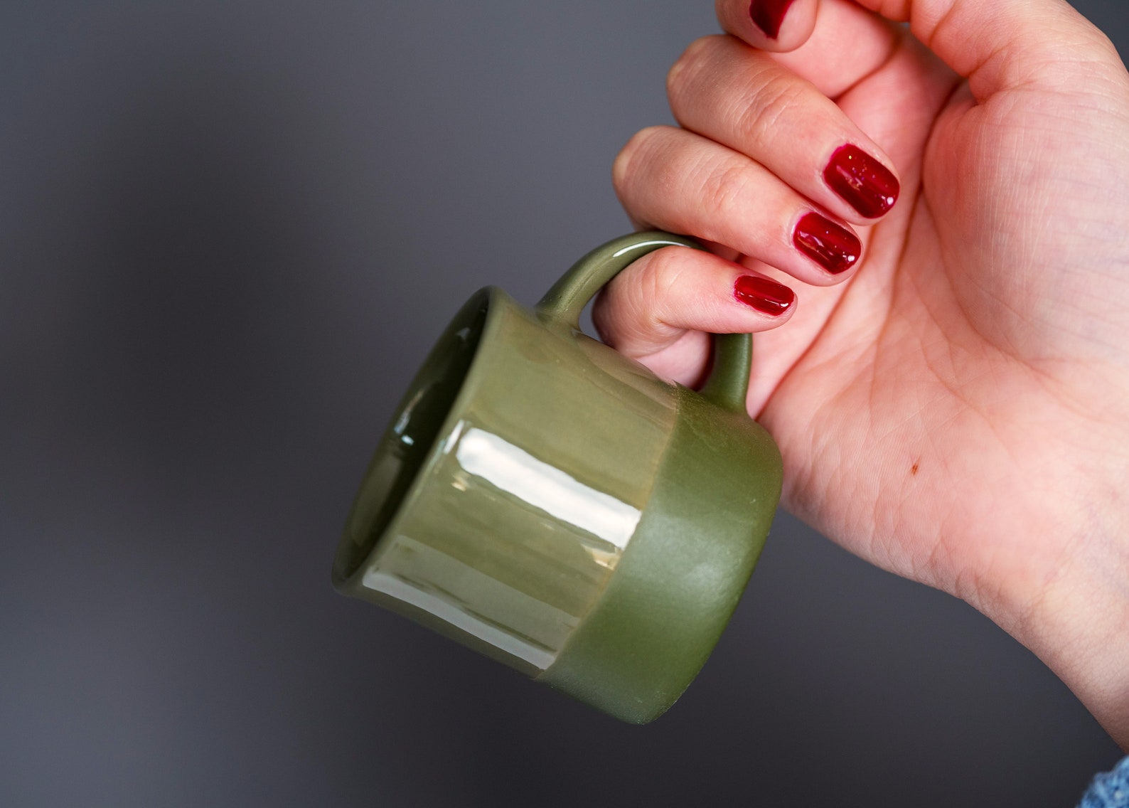 Ceramic Espresso Cups Set GREEN Olivecoffee Lover Gifttiny Etsy