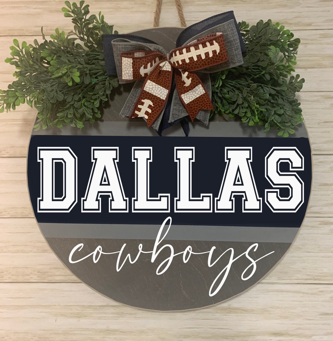 Dallas Cowboys Door Hanger Dallas Cowboys Door Sign Dallas Cowboys Fan