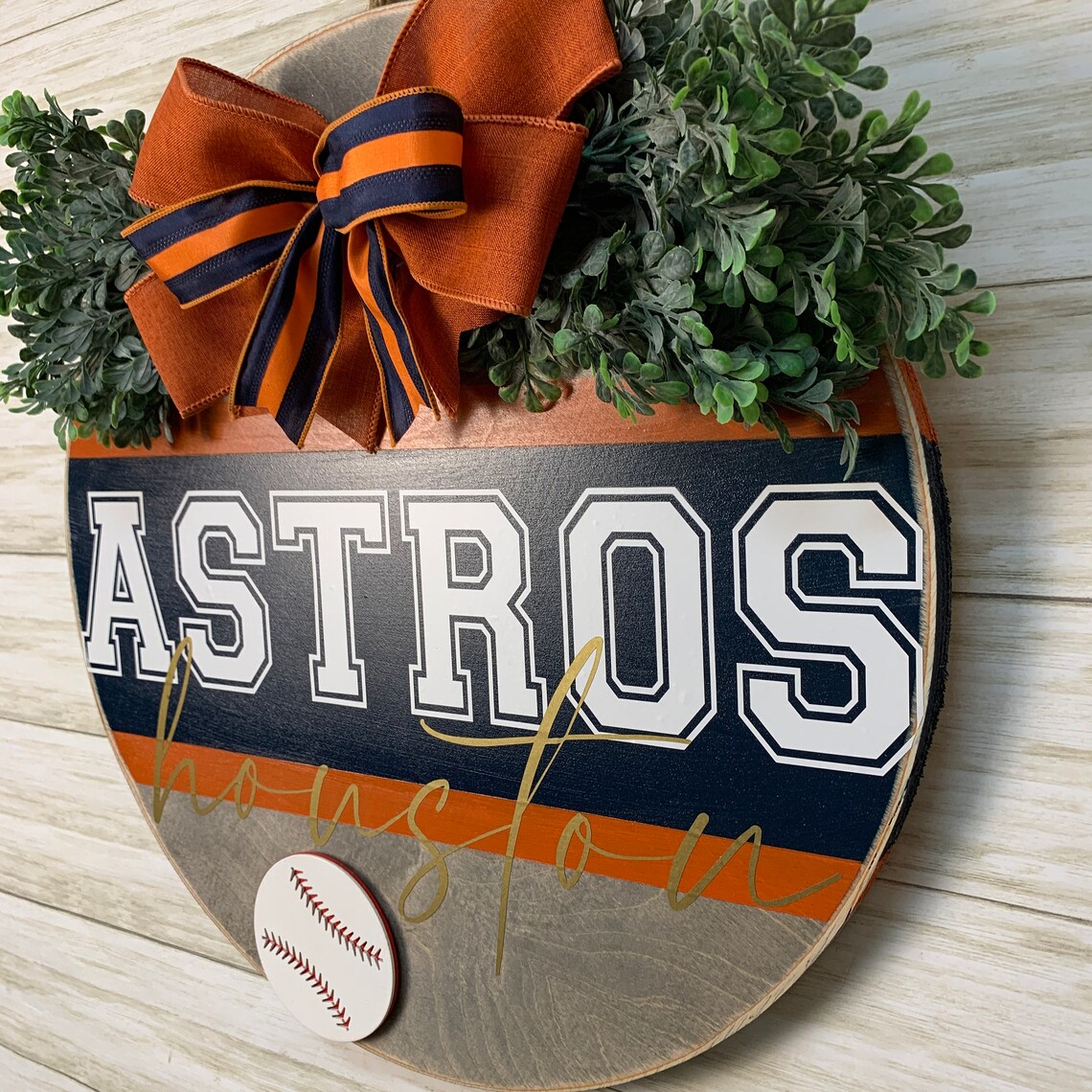 Houston Astros Door Hanger Houston Astros Door Sign Astros Etsy