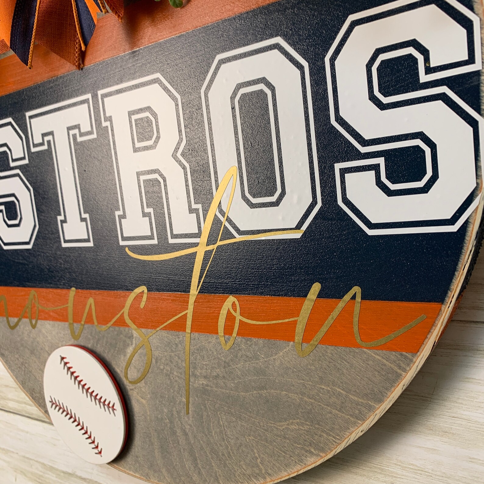 Houston Astros Door Hanger Houston Astros Door Sign Astros Etsy
