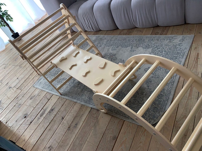 Climbing furnitureMontessori furniture Toddlers Gym Kids Etsy