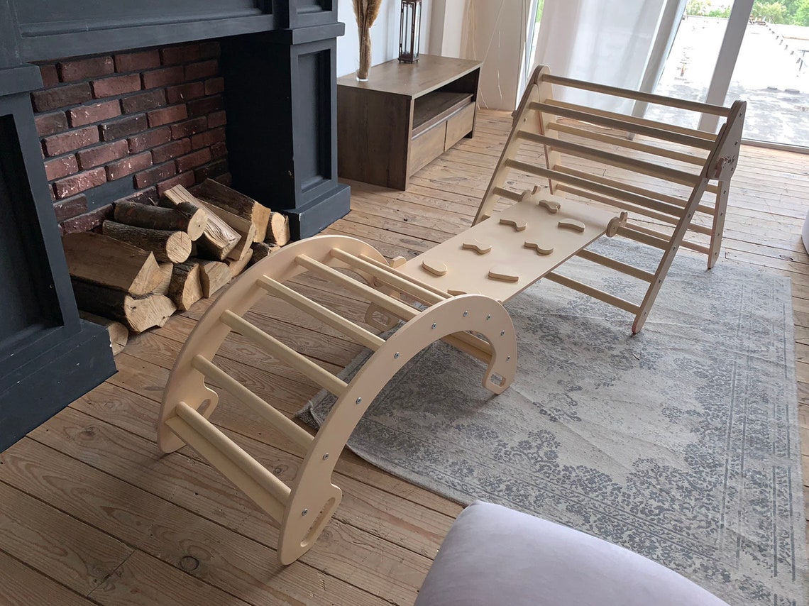 Climbing furnitureMontessori furniture Toddlers Gym Kids Etsy