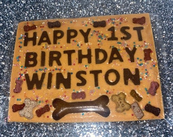 Doggie Chocolate Large Personalised Slab *The Original*