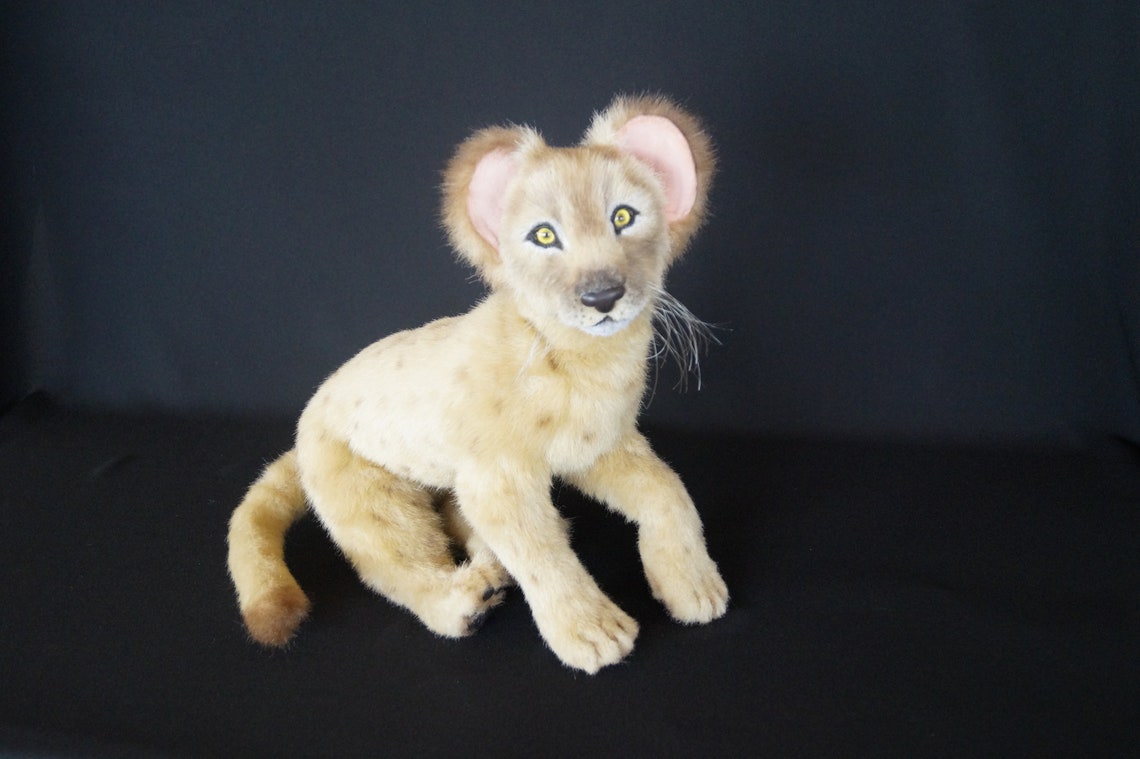 Lion Realistic Toy Soft Plush Lifelike lion toy Realistic Etsy