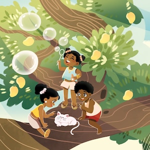 Professional children’s Book Illustrator, Illustrator for Hire, Kids Book, African American Illustration, Illustrated by QBN Studios