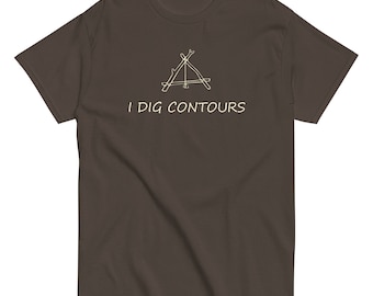 I Dig Contours T-Shirt: Permaculture Tee