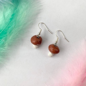 My Secret Mushroom Forest - Polymer Clay Earrings