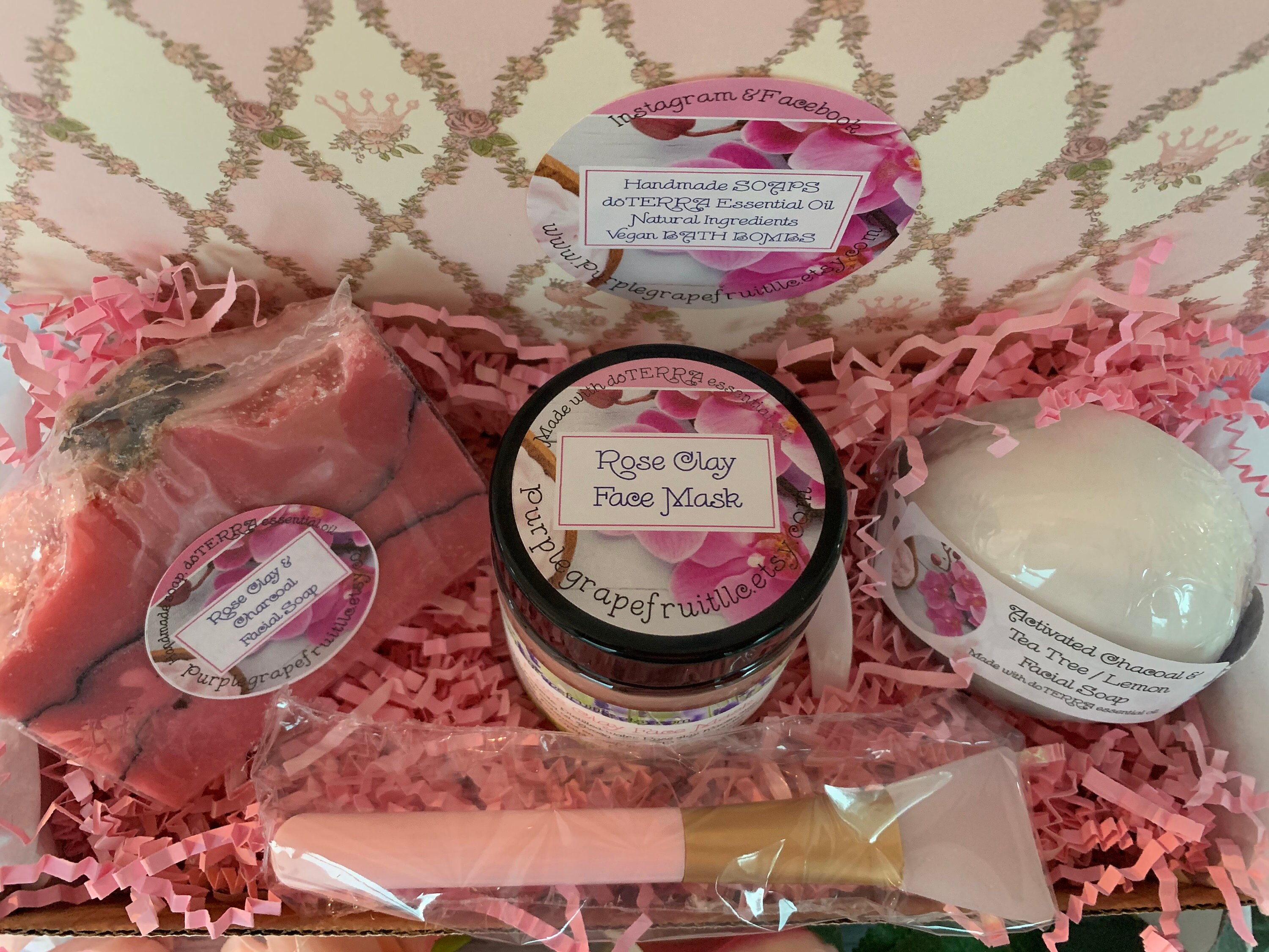 FACIAL BOX Facial care box Facial gift box Sweet 16 gift Etsy