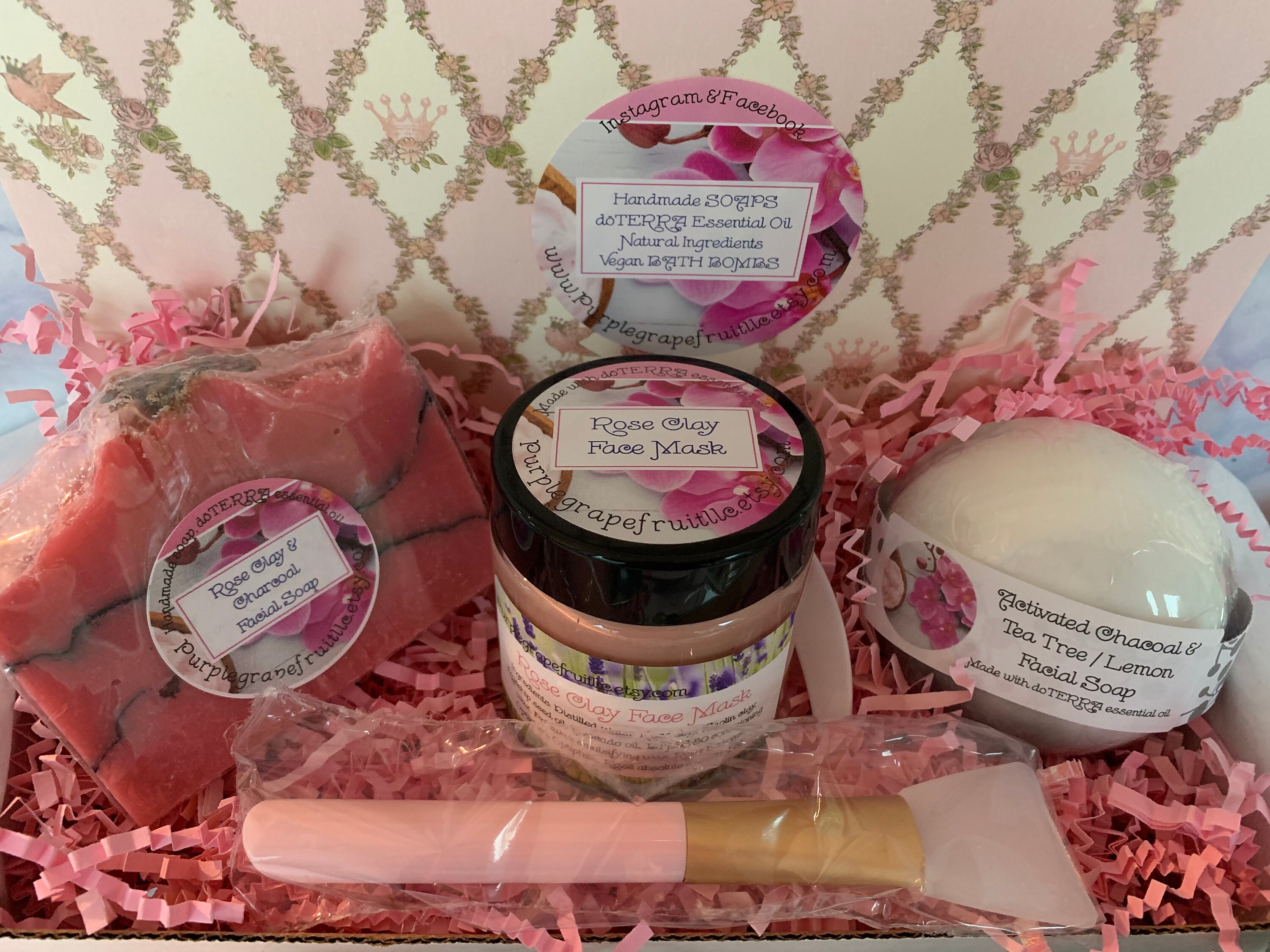 FACIAL BOX Facial Care Box Facial Gift Box Sweet 16 Gift Etsy