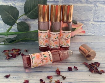 PERFUME Oil Roller Infused with petals flowers, Perfume oil, Perfume roller,