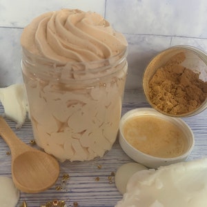 GOLD GLIMMER whipped Body Butter, Whipped body butter, Shimmering lotion, Gold body butter
