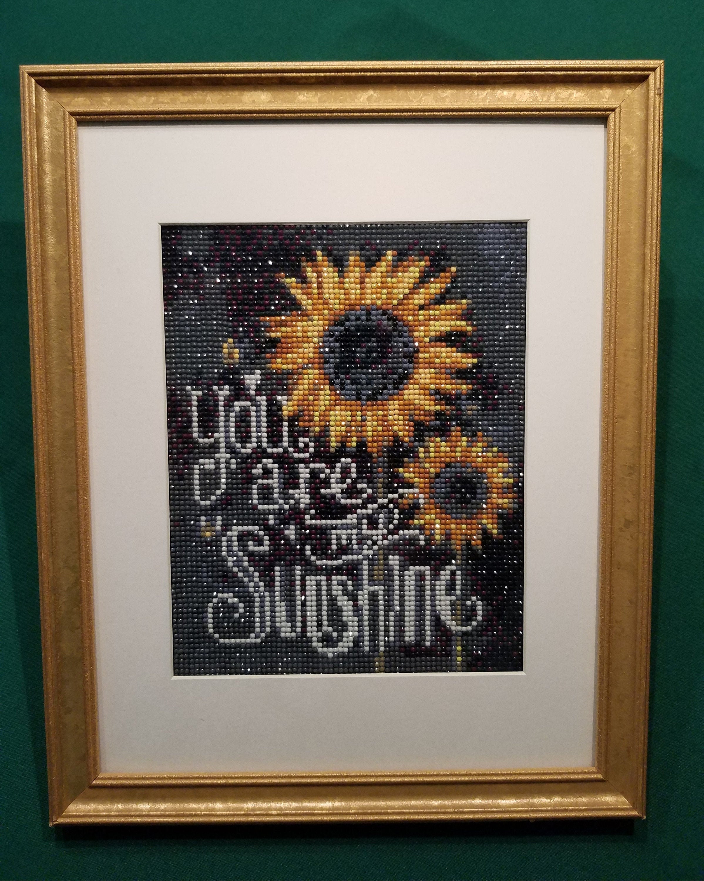 You Are My Sunshine Sunflower Diamond Painting Finished | Etsy