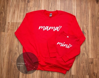 Mama & Mini svg, png, jpeg I Mommy and Me Outfits